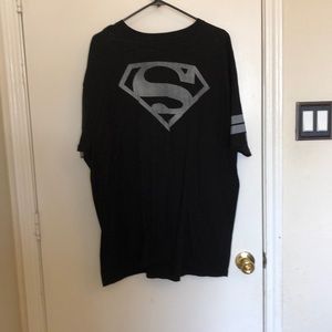 Black and Grey Superman Shirt